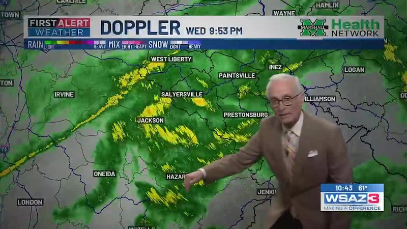 Strong winds fade into a chilled Thursday