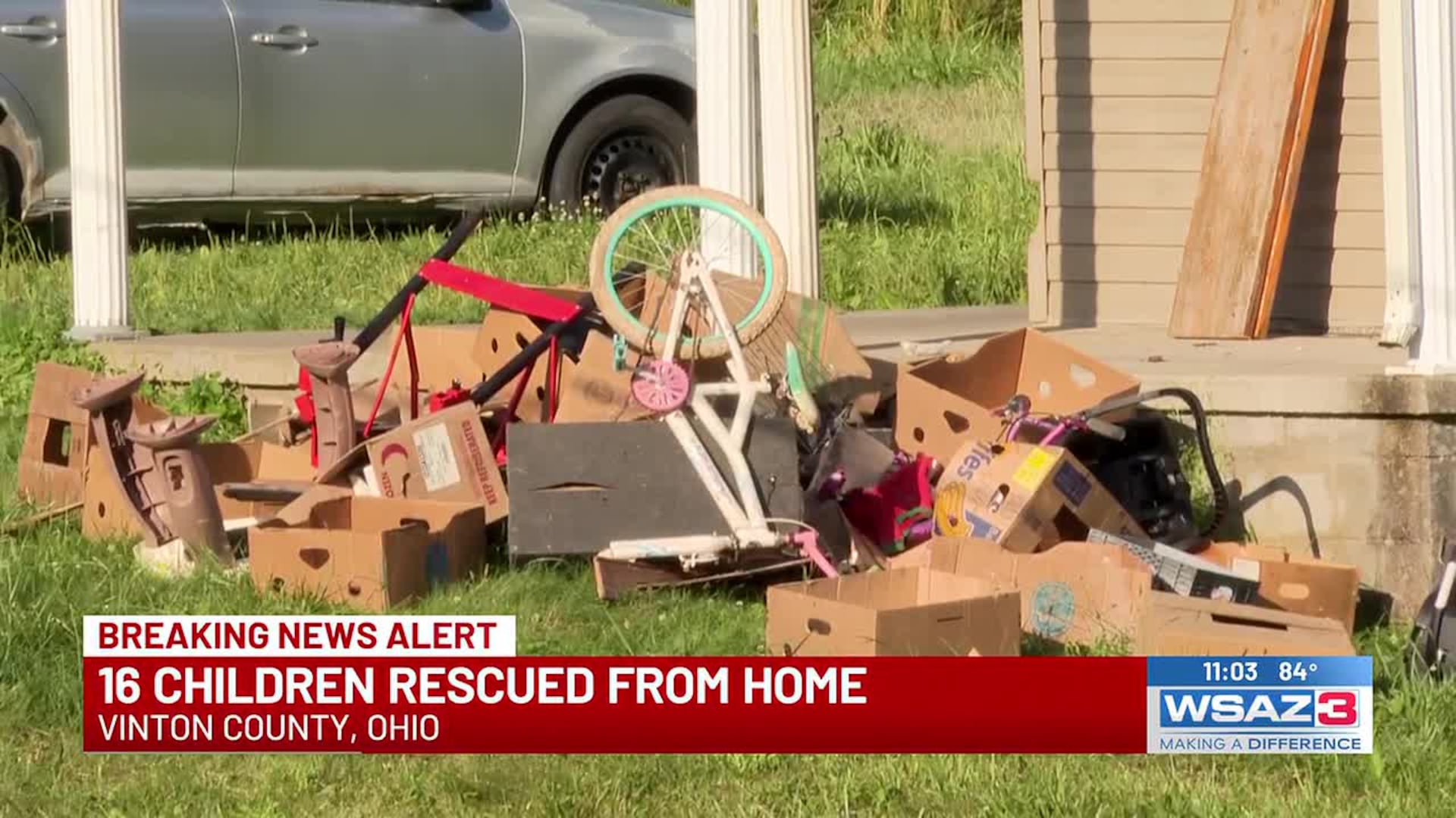 16 children rescued from home; four suspects arrested