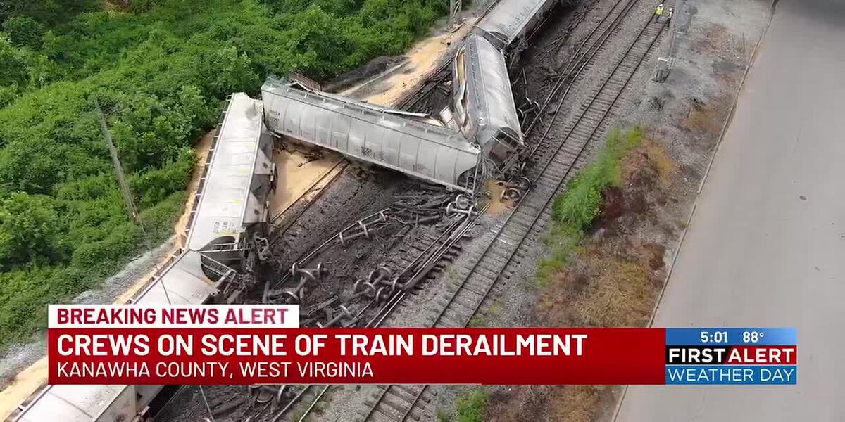 Coverage image for: CSX: Train derailment under investigation in South Charleston