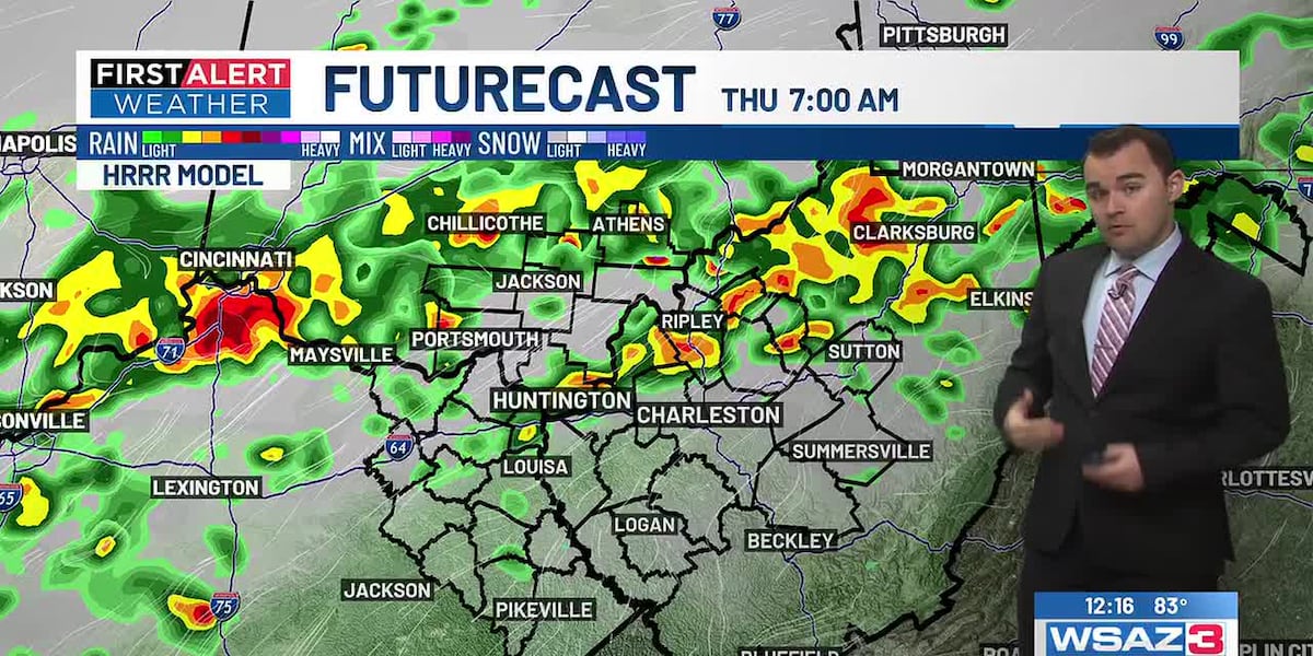 Warmer, Mostly Dry Tuesday - John 12 PM 9-8-26