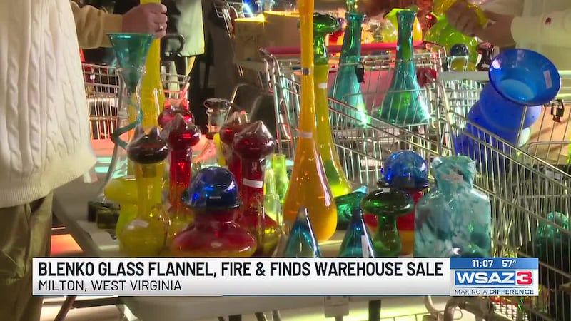 Blenko Glass invited people to grab their favorite flannel and join in on a warehouse wide...
